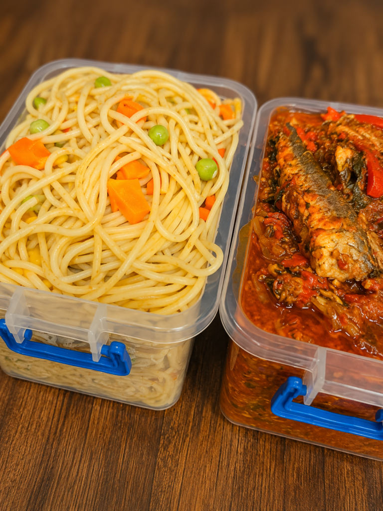 an image of spaghetti jollf by Detorah Foods