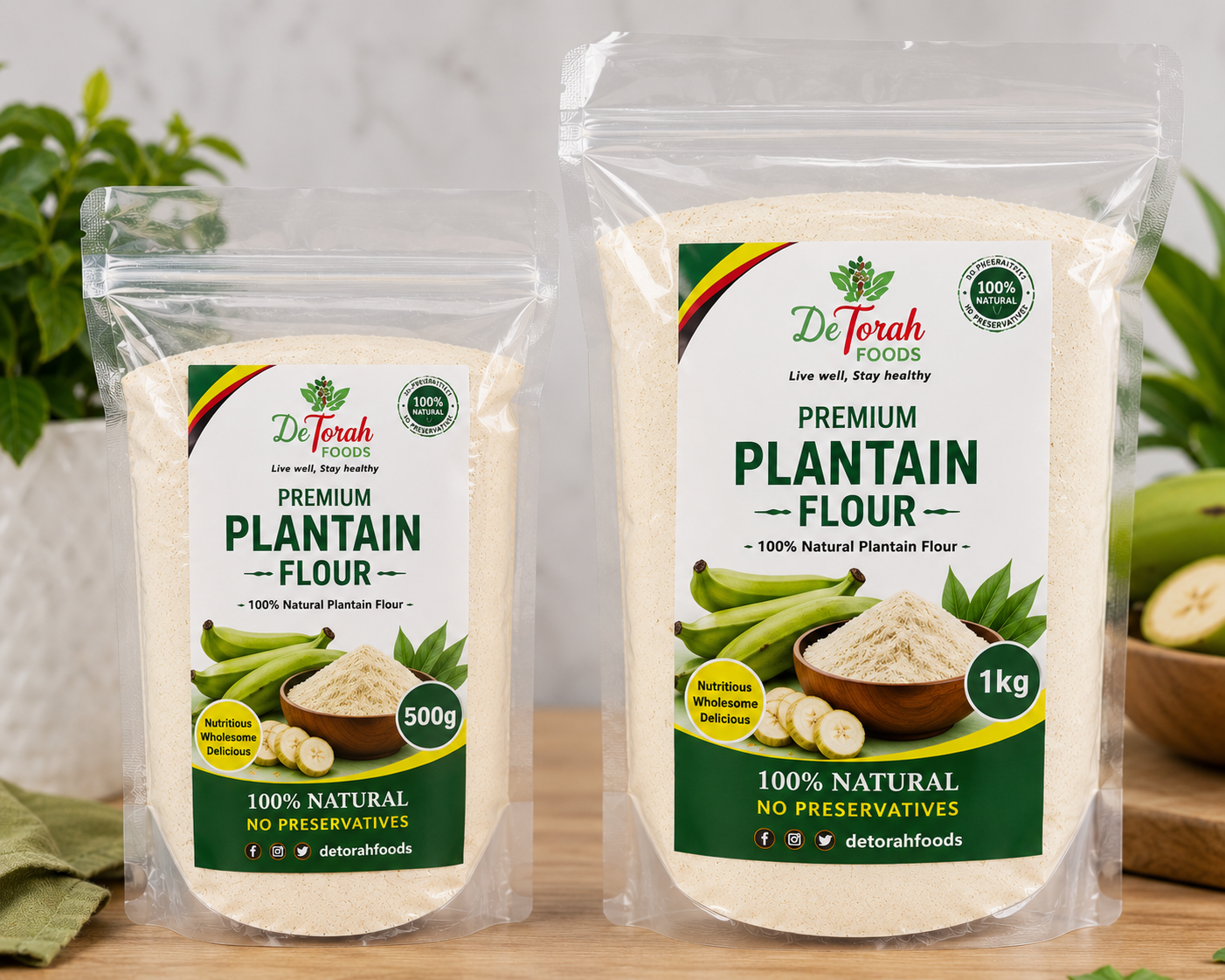 Buy 100% Natural Plantain Flour in Lagos Nigeria