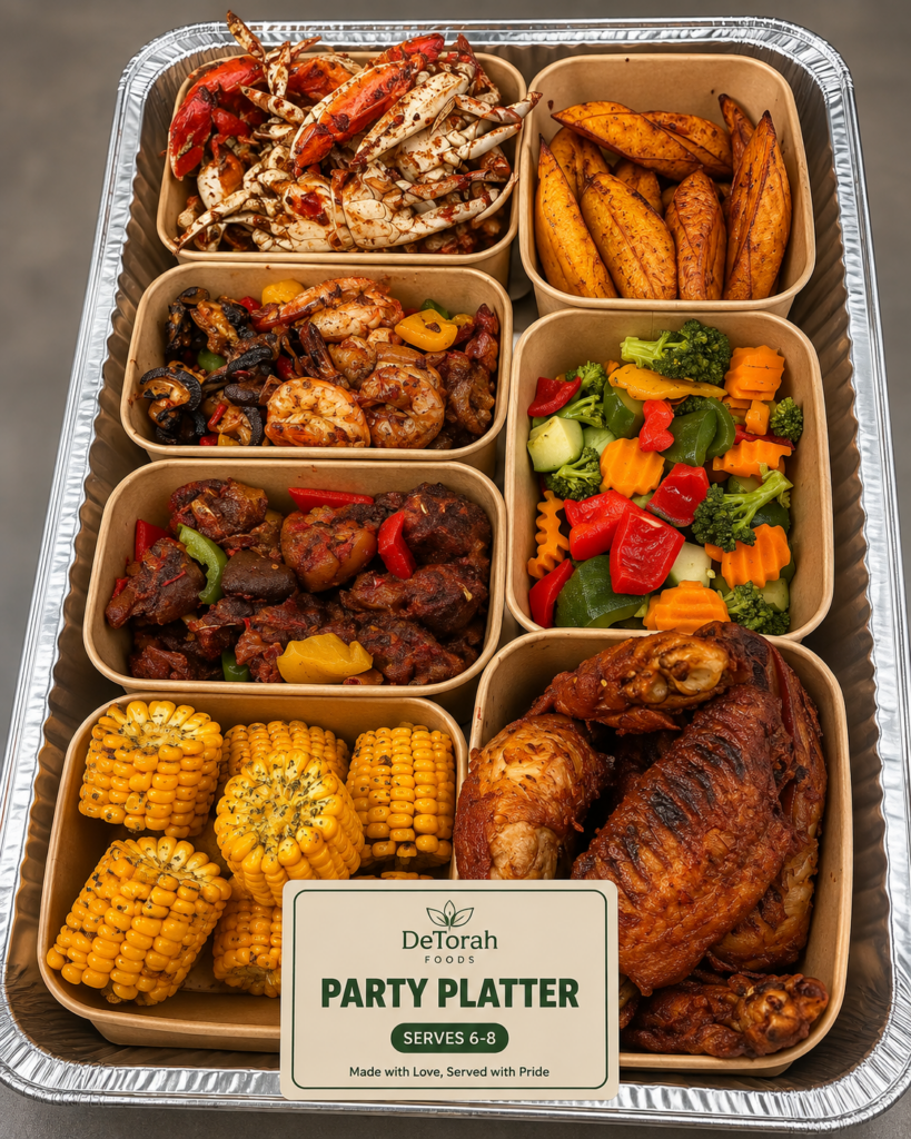 image of a food tray by detorah foods
