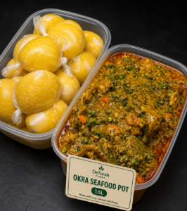 eba and soup by derorah foods